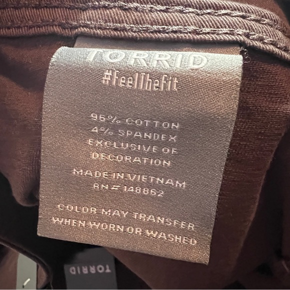 Torrid Cropped Aviator Jeans - Picture 9 of 9